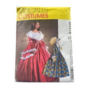 McCalls M4415 Sewing Pattern Size 14-20 Gone With Wind Civil War Scarlett UNCUT